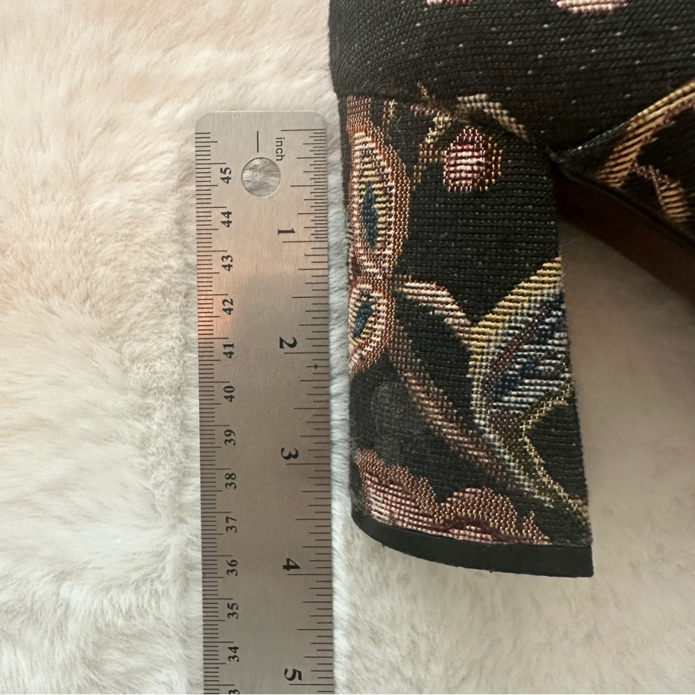 Poetic Licence | EUC - Patchwork Places - Booties - Size 7.5 - 3.5” Block heel - Picture 12 of 12